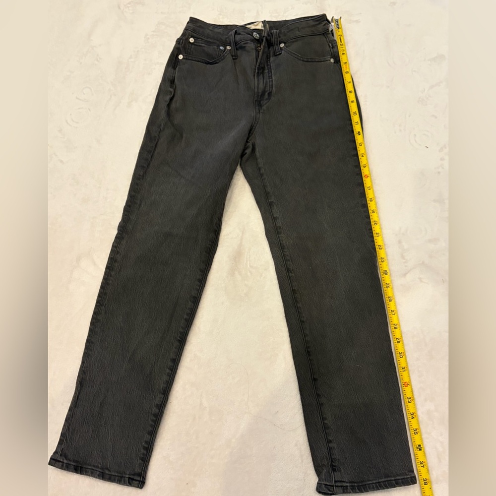 Madewell Women's Black Straight Leg Jeans